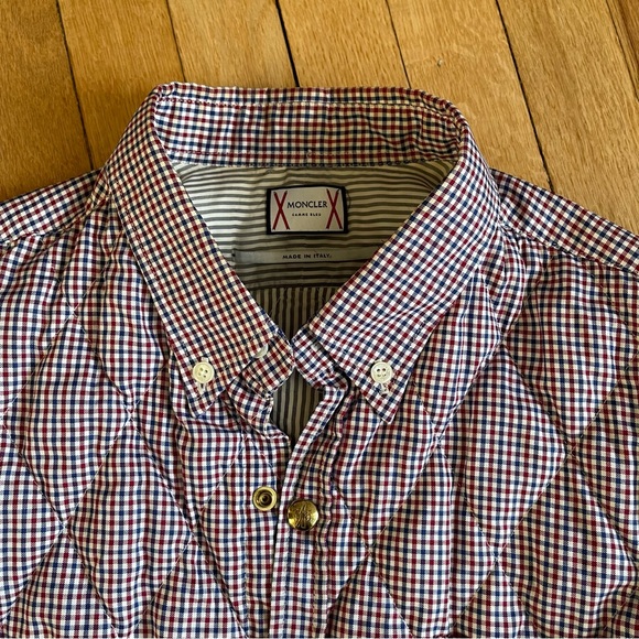 Moncler Gamma Bleu Down Quilted Button Down - Picture 3 of 12